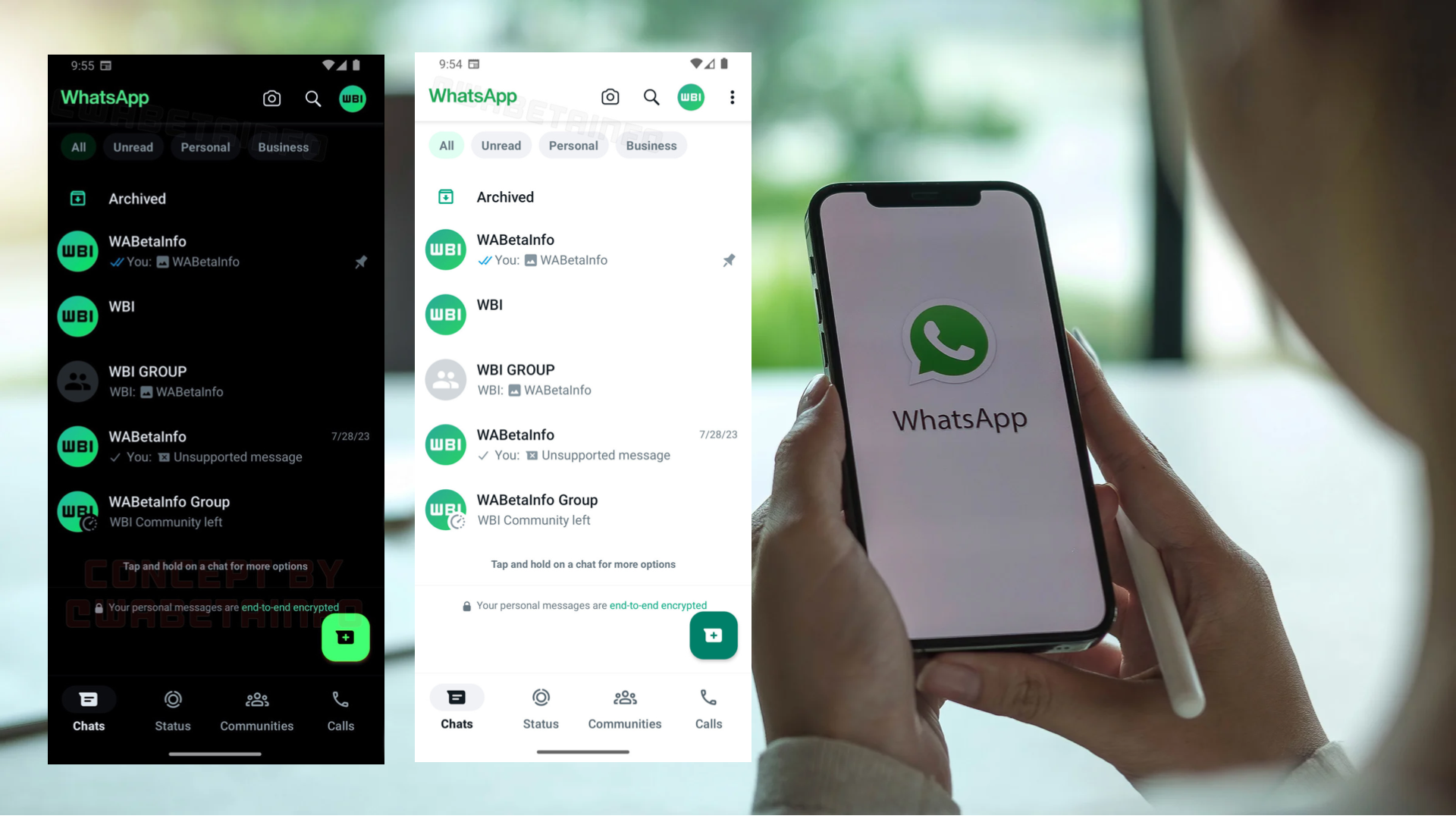 WhatsApp Android tasarımı değişti mi?