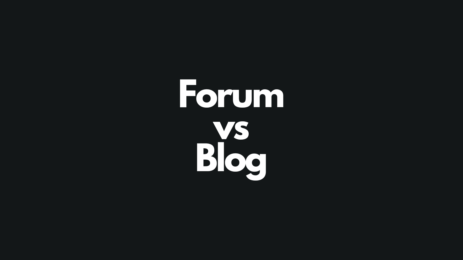 Forum siteleri mi yoksa blog siteleri mi tutar?