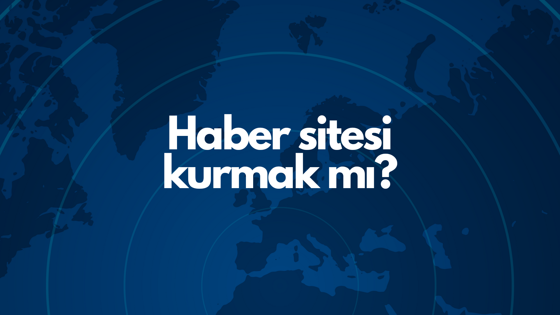 Haber sitesi kurmanın maliyeti: Paradan çok zaman gerekir!