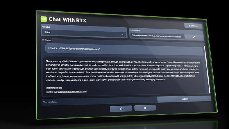 NVIDIA's Chat Bot Chat with RTX Introduced