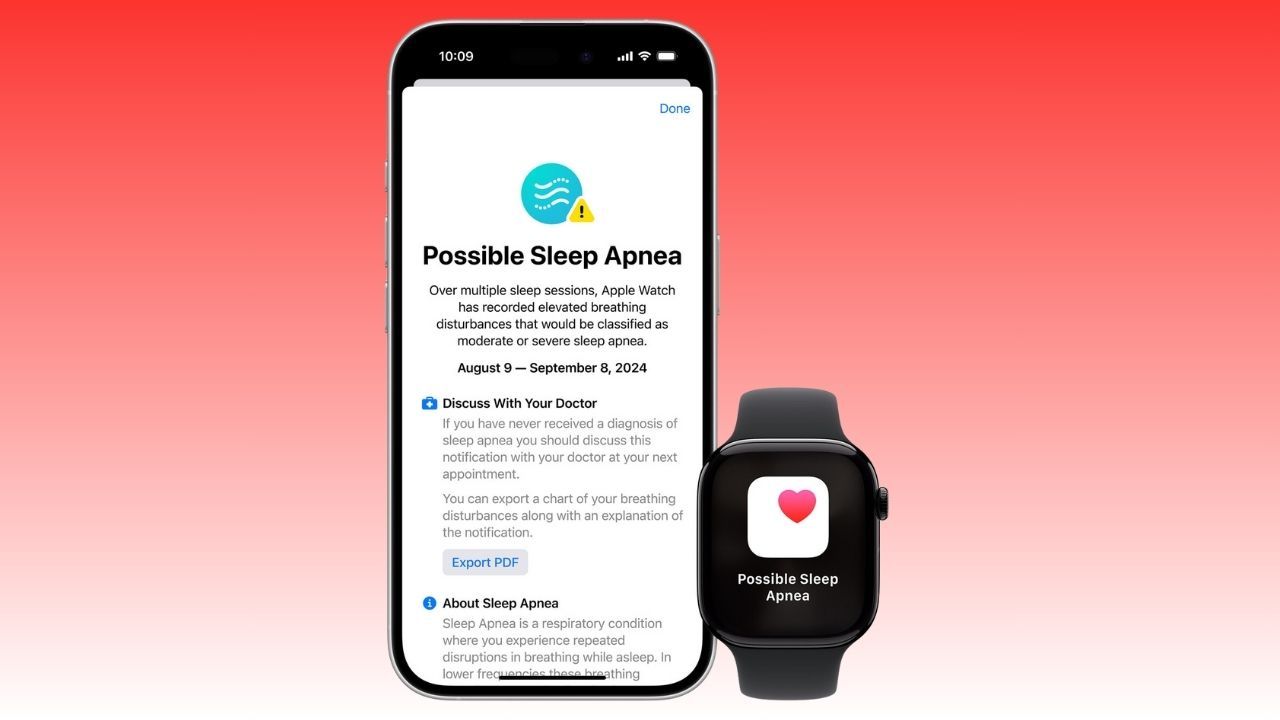 How to get and set sleep apnea notifications on Apple Watch?