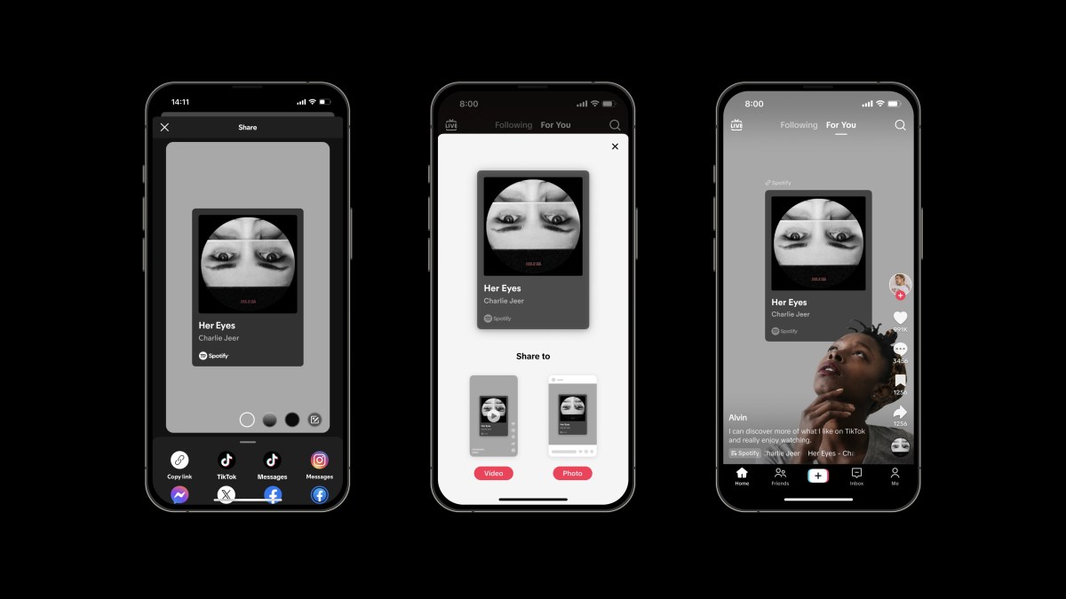 TikTok’un en yeni özelliği, müzik hayranlarının Spotify ve Apple Music’ten ‘TikTok’ta Paylaşmasına’ olanak tanıyor