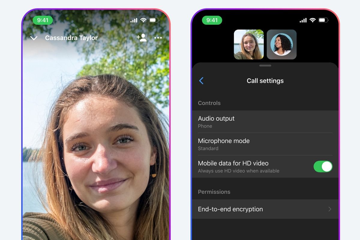 Meta offers HD calling support for Messenger