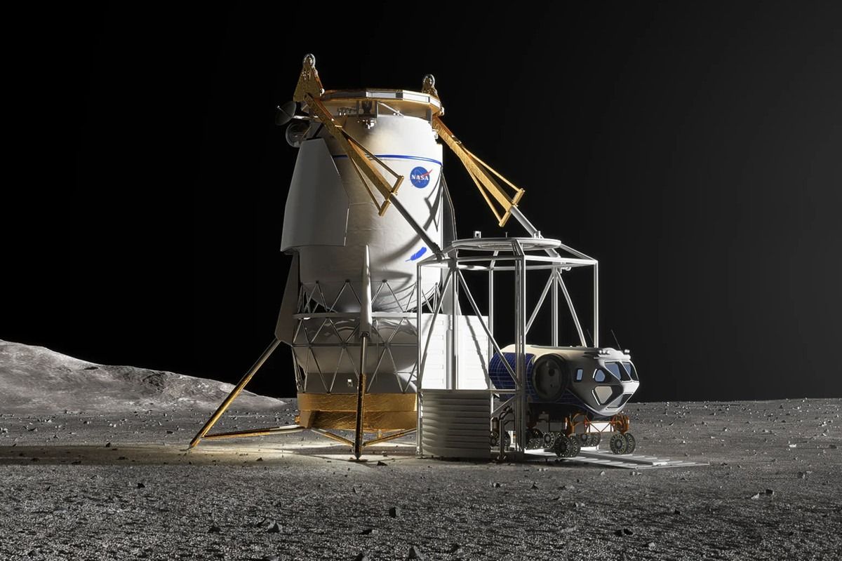 NASA will carry cargo to the Moon with SpaceX and Blue Origin