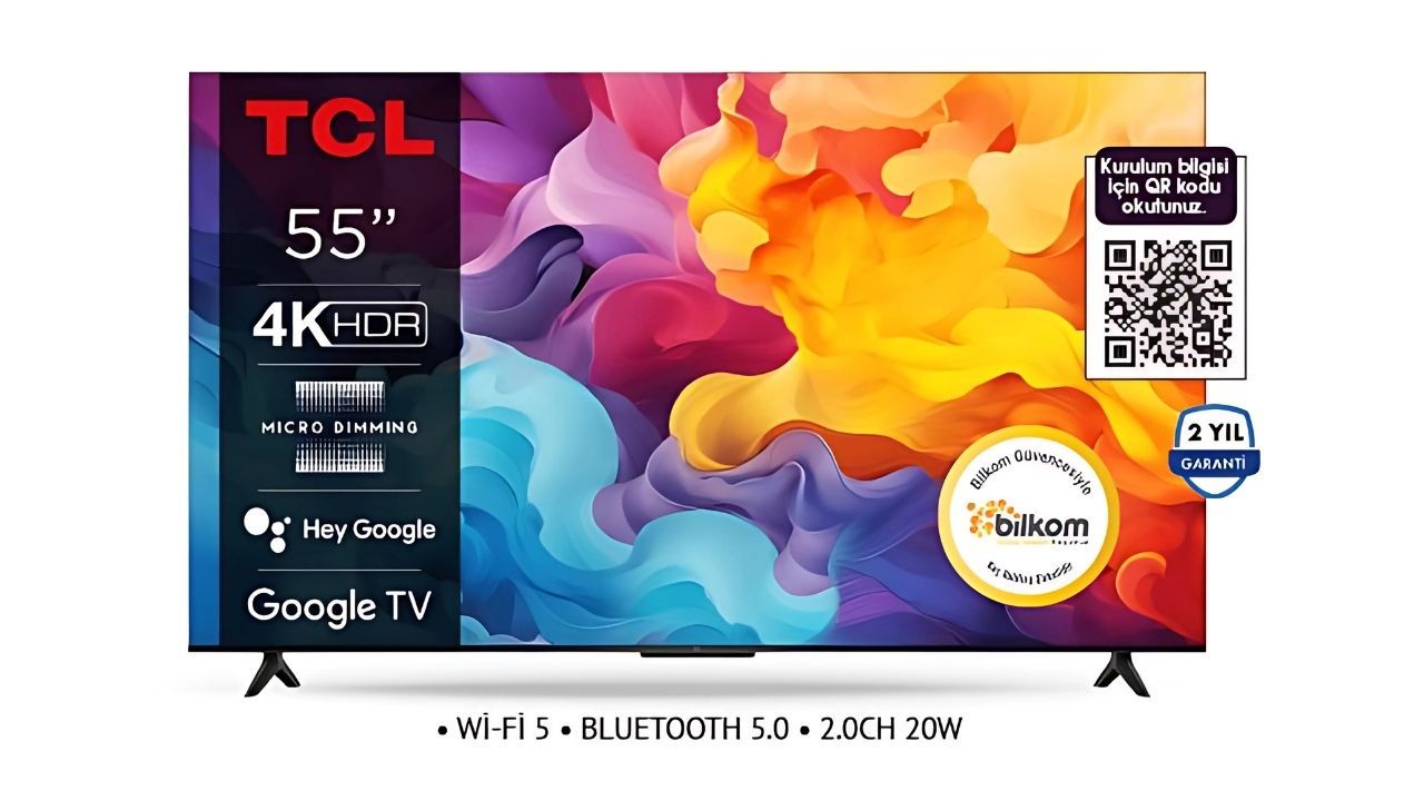 TCL 55V6B Smart TV is coming to BİM on January 3, 2025