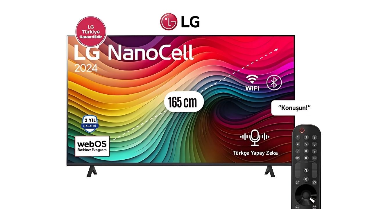 LG 65NANO81T6A TV model will be available at BİM on Friday, January 24, 2025