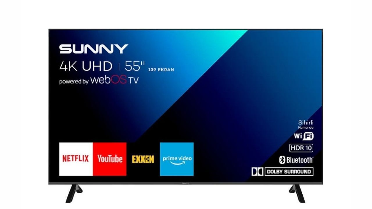 Sunny SN55FMN243 TV with a price advantage of 1.500 TL (January 2025)