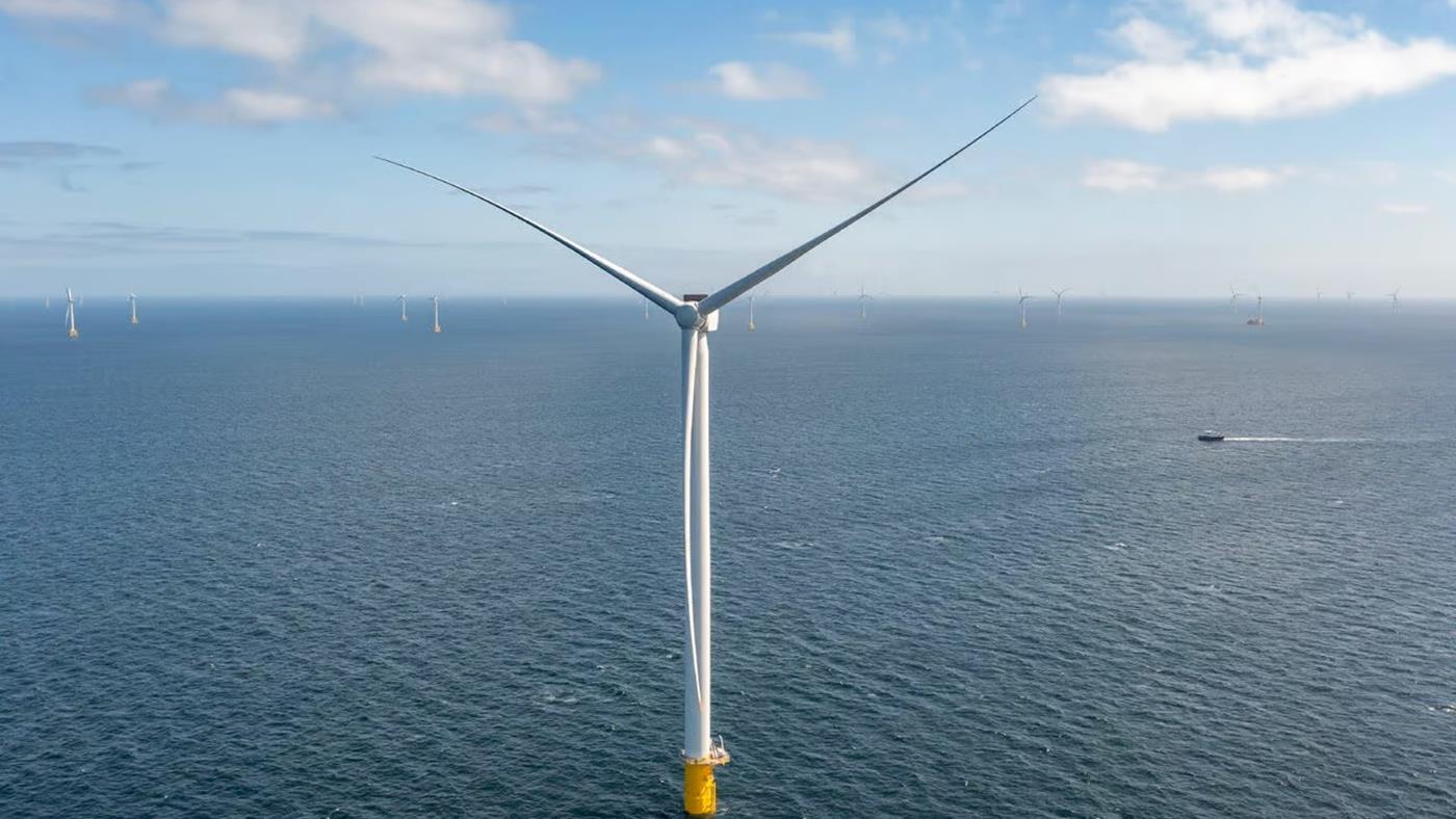 The largest floating wind turbine in the world of 21.5 MW was established